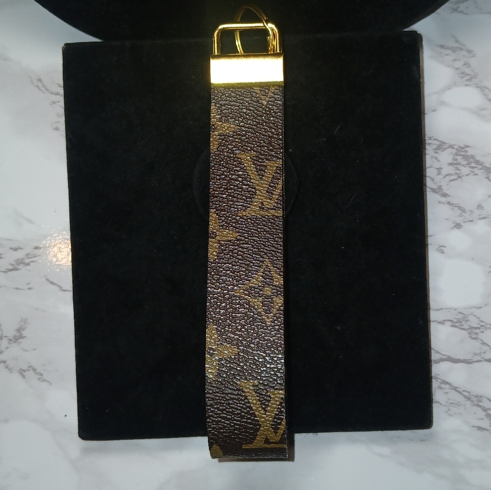 Louis Vuitton Keychain (Upcycled)​ Print may vary